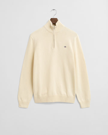 Πουλόβερ Casual Βαμβακερό Half-Zip GANT